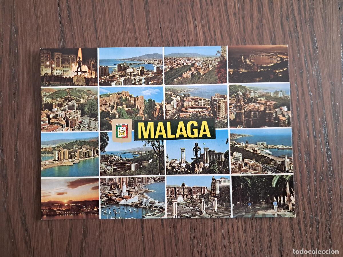 Postales: postal de Espa&ntilde;a, diferentes vistas de M&aacute;laga, M&aacute;laga n&ordm; 64.