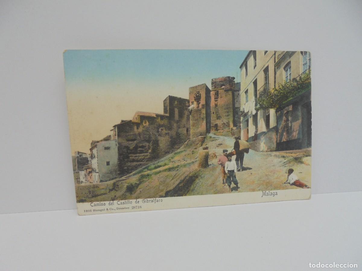 Postkarten: TARJETA POSTAL. MALAGA. CAMINO DEL CASTILLO DE GIBRALFARO.