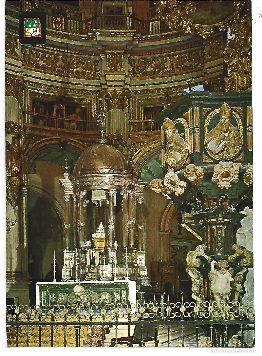 Postales: CATEDRAL, CAPILLA MAYOR, TABERNACULO Y PULPITO.- GRANADA - Foto 1