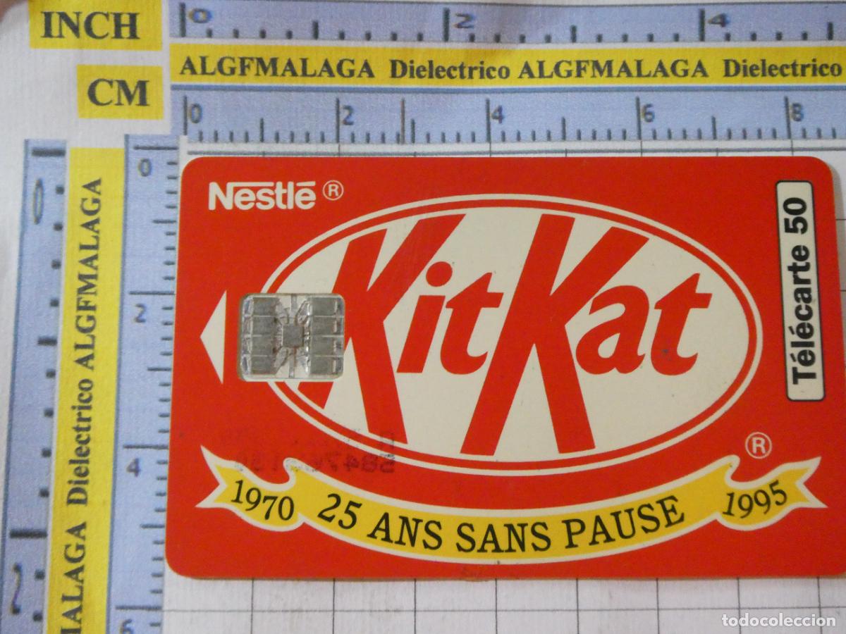 Postais: TARJETA TELEF&Oacute;NICA DE FRANCIA. CHOCOLATINAS KIT KAT 1995. 27