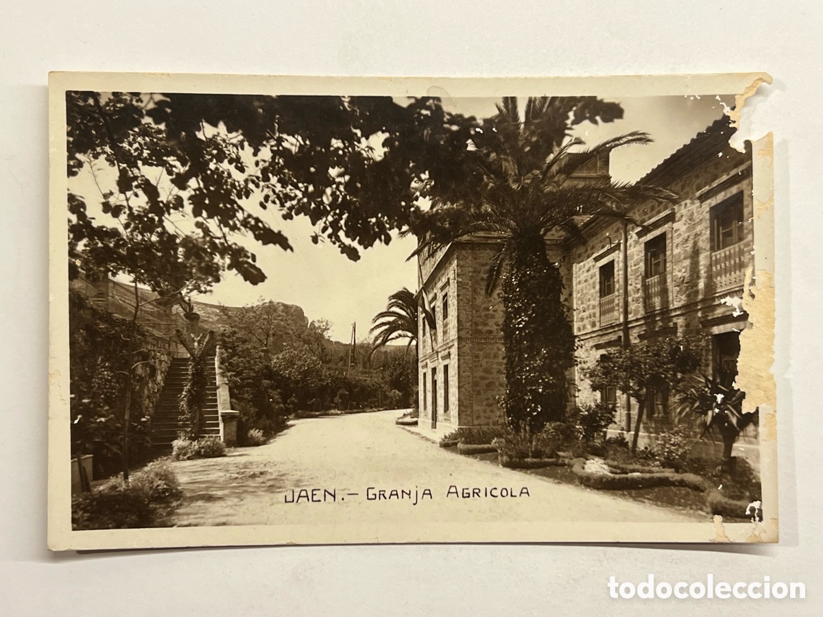 Postais: JAEN. Postal antigua Granja Agr&iacute;cola. Sin datos editor.. (h.1930?) S/C.. parte superior deslucida
