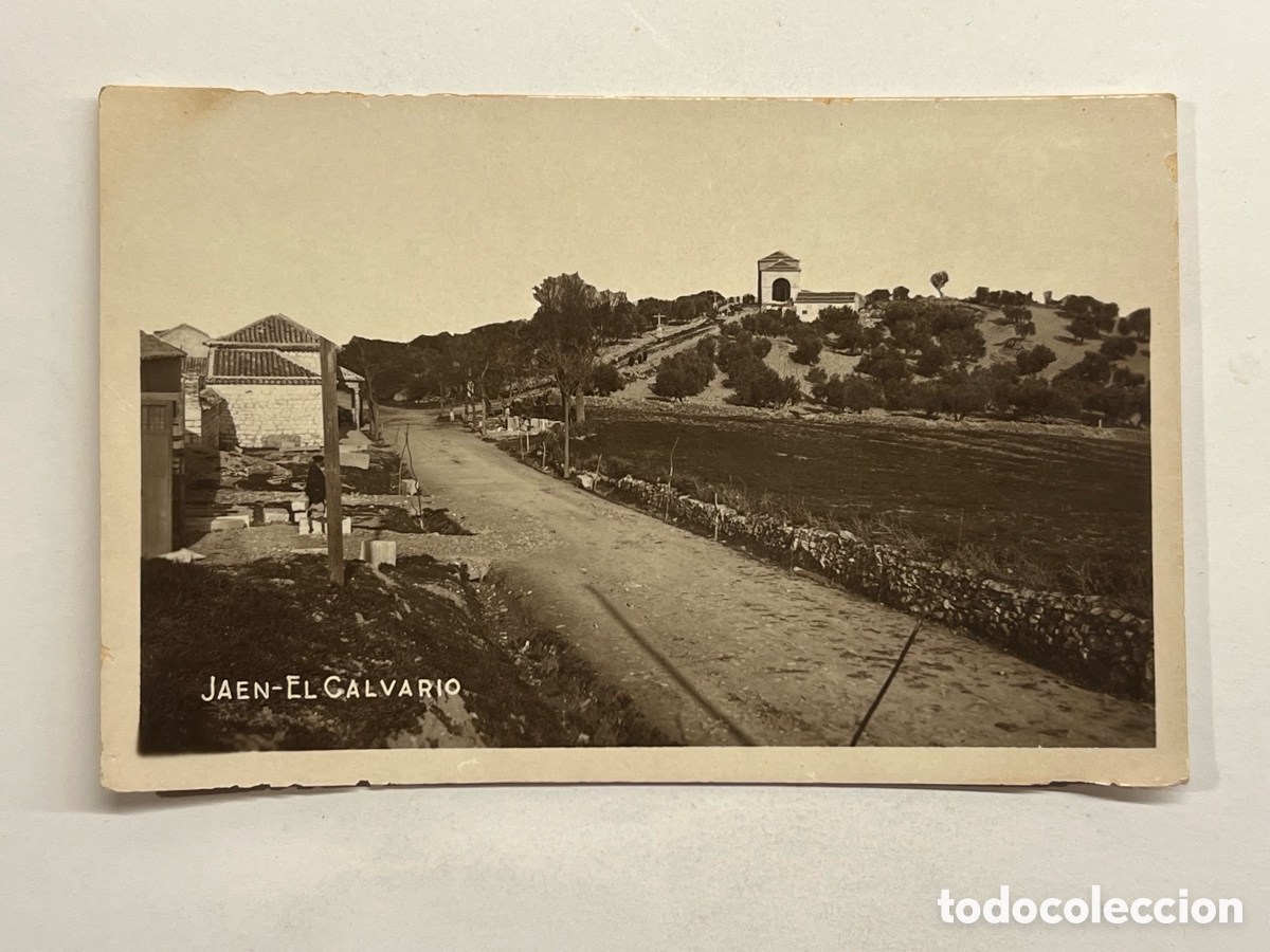 Postais: JAEN. Postal antigua El Calvario. Sin datos editor.. (h.1930?) S/C.. parte superior deslucida