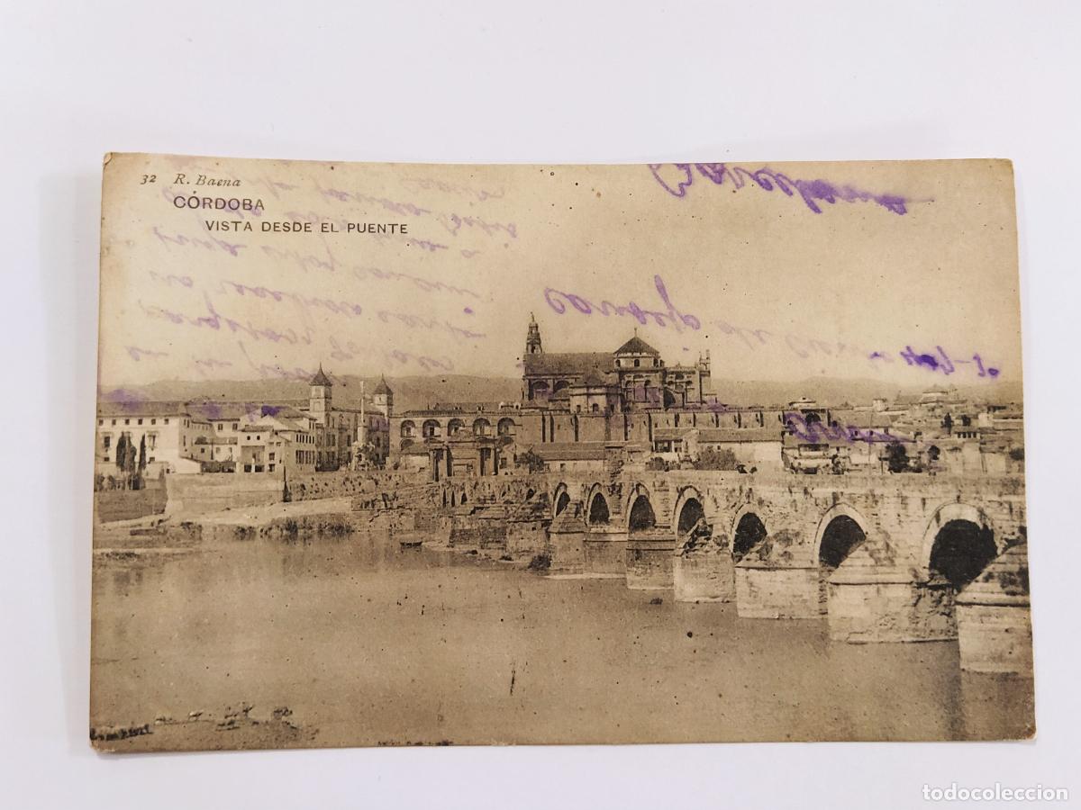 Postales: CORDOBA - VISTA DESDE EL PUENTE - R. BAENA 32 - POSTAL ANTIGUA -(111.699)