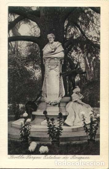 Postales: Sevilla - Parque Estatua de Becquer - Foto 1