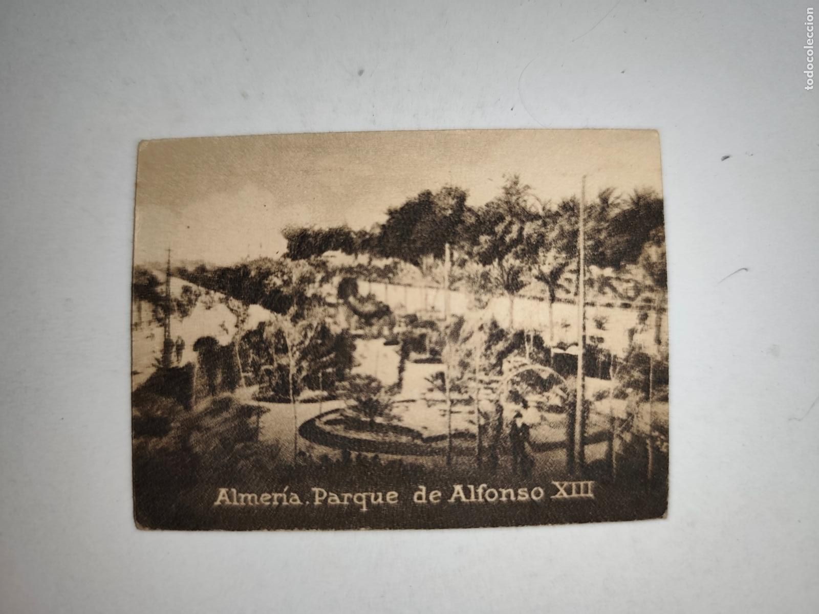 Postcards: POSTAL ORIGINAL DECADA DE LOS A&Ntilde;OS 30. ALMERIA, PARQUE DE ALFONSO XIII. LEER DESCRIPCION.