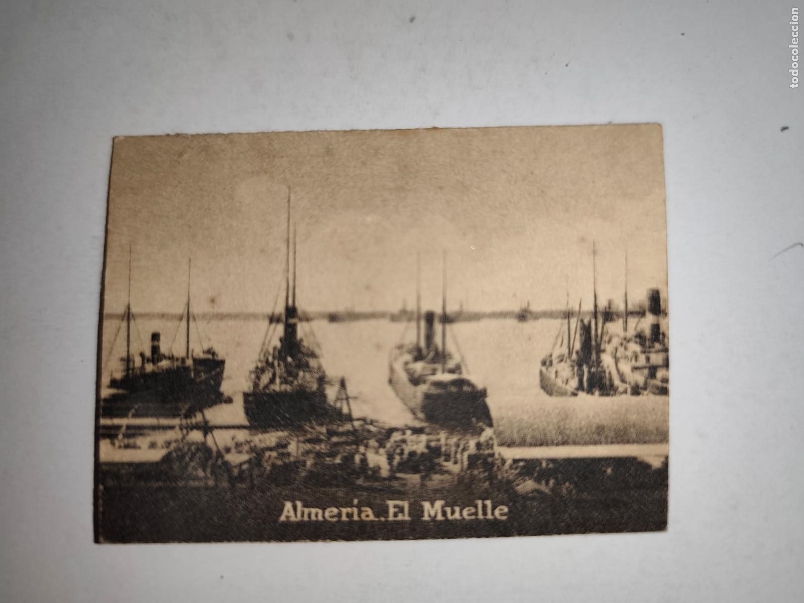 Postcards: POSTAL ORIGINAL DECADA DE LOS A&Ntilde;OS 30. ALMERIA, EL MUELLE. LEER DESCRIPCION.