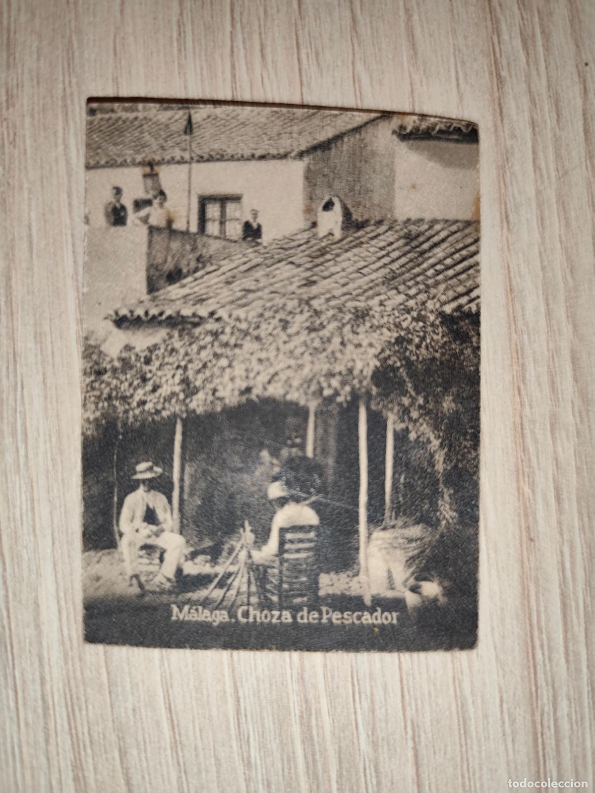 Cartoline: POSTAL ORIGINAL DECADA DE LOS A&Ntilde;OS 30. MALAGA, CHOZA DE PESCADOR. LEER DESCRIPCION