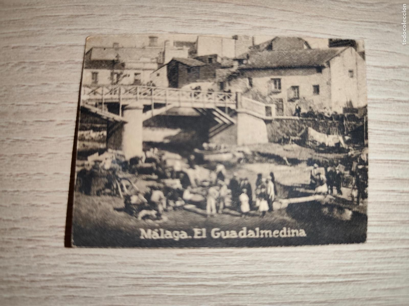 Postais: POSTAL ORIGINAL DECADA DE LOS A&Ntilde;OS 30. MALAGA, EL GUADALMEDINA. LEER DESCRIPCION