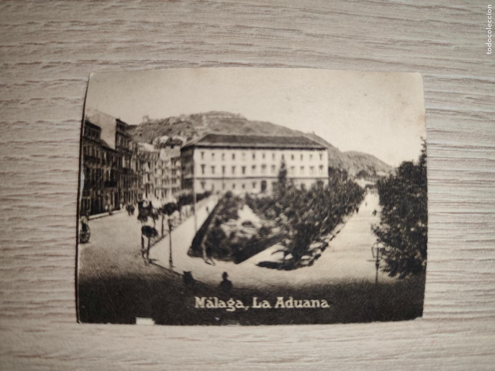 Postais: POSTAL ORIGINAL DECADA DE LOS A&Ntilde;OS 30. MALAGA, LA ADUANA. LEER DESCRIPCION