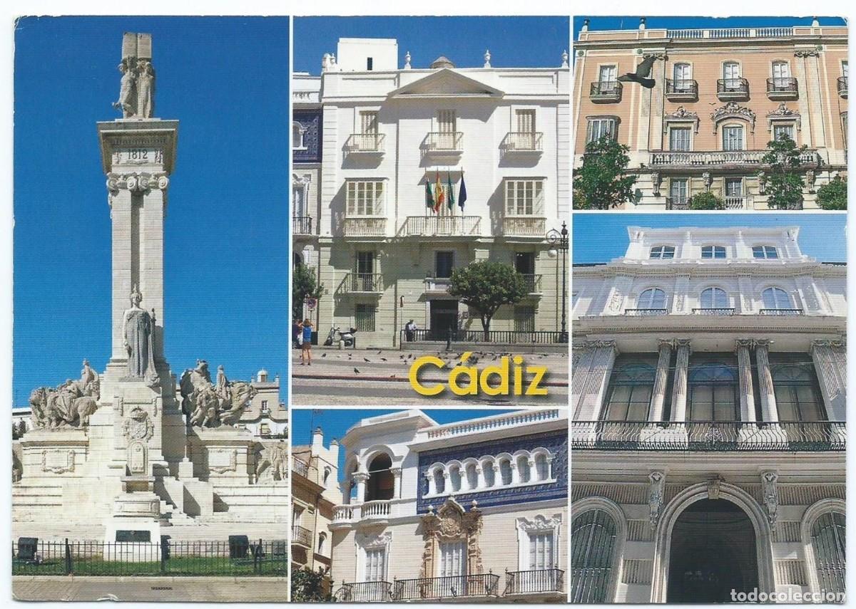 Cartoline: DETALLES DE CASAS PALACIO DE LA CIUDAD - DETAILS OF PALACES IN THE CITY.- CADIZ