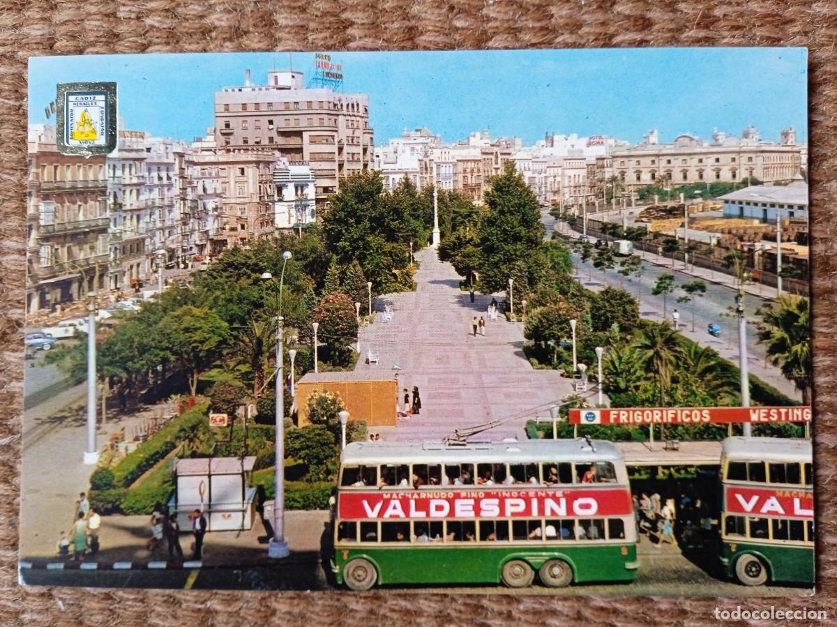 Postales: CADIZ - AV. RAMON DE CARRANZA - TROLEBUS - A. SUBIRATS CASANOVAS
