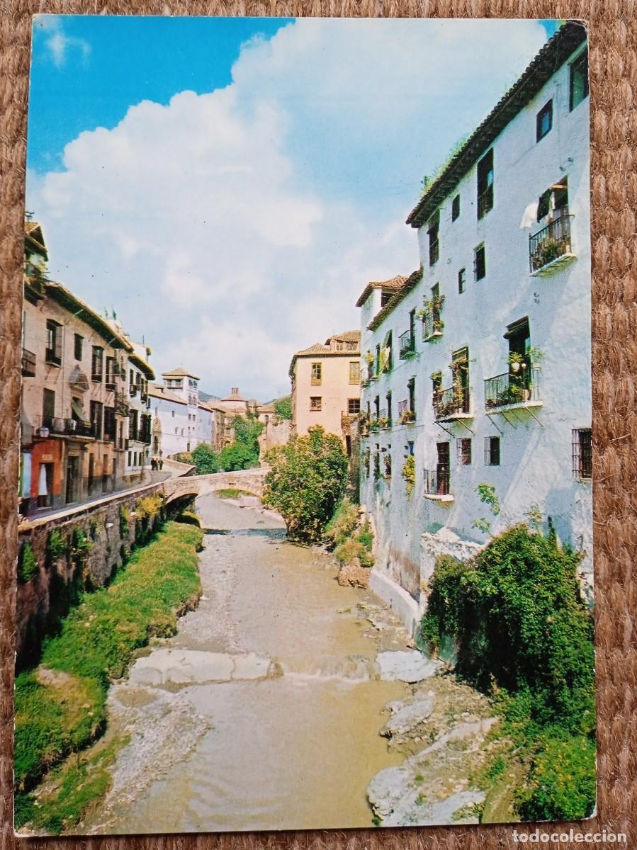 Postales: GRANADA - CALLE DARRO - ED. SUBI - Foto 1