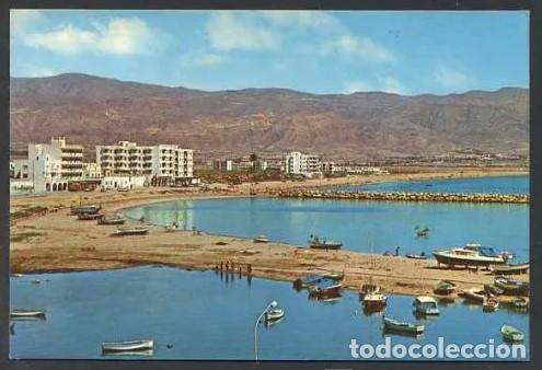 Postkarten: Roquetas de Mar. *Puerto pesquero* Jos&eacute; Salas Ib&aacute;&ntilde;ez n&ordm; 10. Circulada.