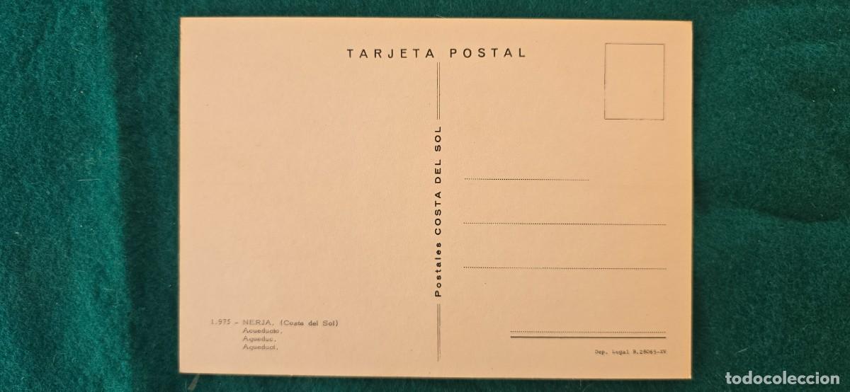 Postales: POSTAL NERJA - MALAGA - ACUEDUCTO - Foto 2