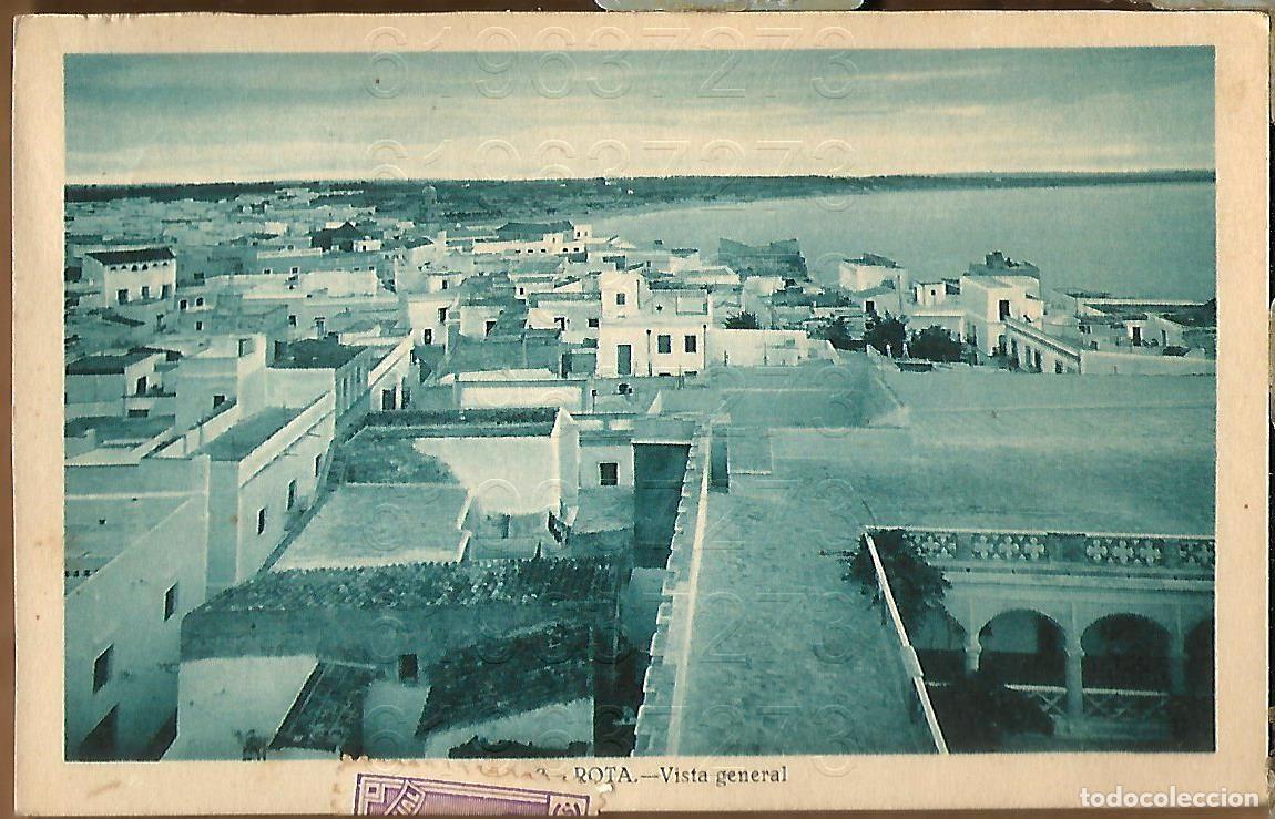 Postais: ROTA CADIZ VISTA CENSURA MILITAR SELLO REPUBLICA 1937 POSTAL LM50