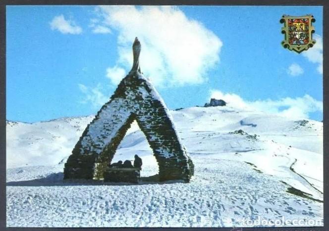 Postales: Sierra Nevada *Monumento...* Ed. A. Zerkowitz serie 45 n&ordm; 948. Nueva.