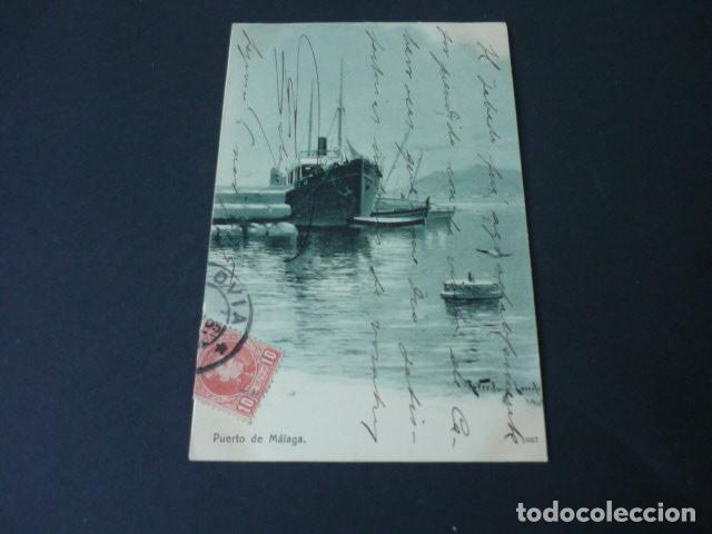 Postales: PUERTO DE MALAGA VERDUGO LANDI ILUSTRADOR