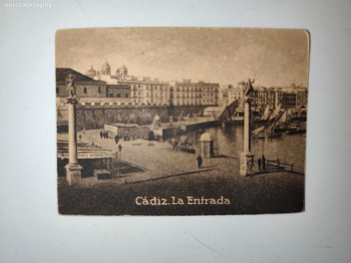 Postcards: POSTAL ORIGINAL DECADA DE LOS A&Ntilde;OS 30. CADIZ, LA ENTRADA. LEER DESCRIPCION.