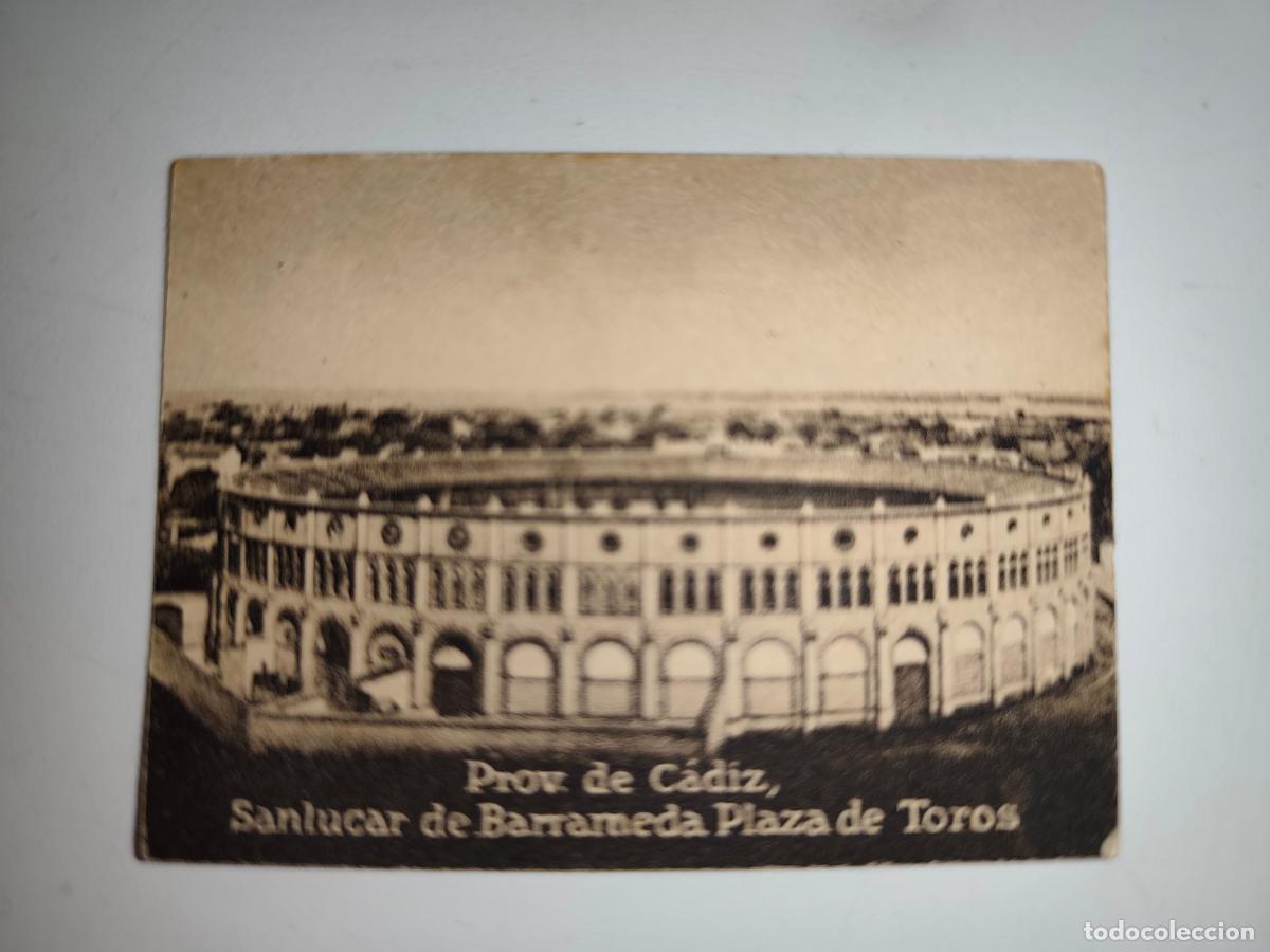 Postcards: POSTAL ORIGINAL DECADA DE LOS A&Ntilde;OS 30. CADIZ, SANLUCAR DE BARRAMEDA, PLAZA DE TOROS. LEER