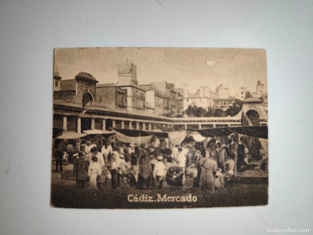 Postcards: POSTAL ORIGINAL DECADA DE LOS A&Ntilde;OS 30. CADIZ, MERCADO. LEER DESCRIPCION