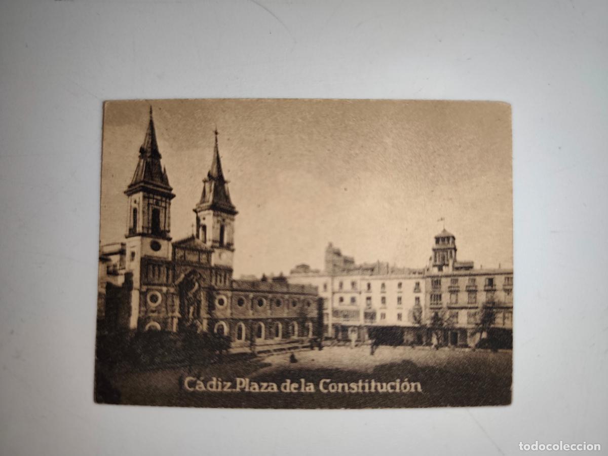 Postcards: POSTAL ORIGINAL DECADA DE LOS A&Ntilde;OS 30. CADIZ, PLAZA DE LA CONSTITUCION. LEER DESCRIPCION