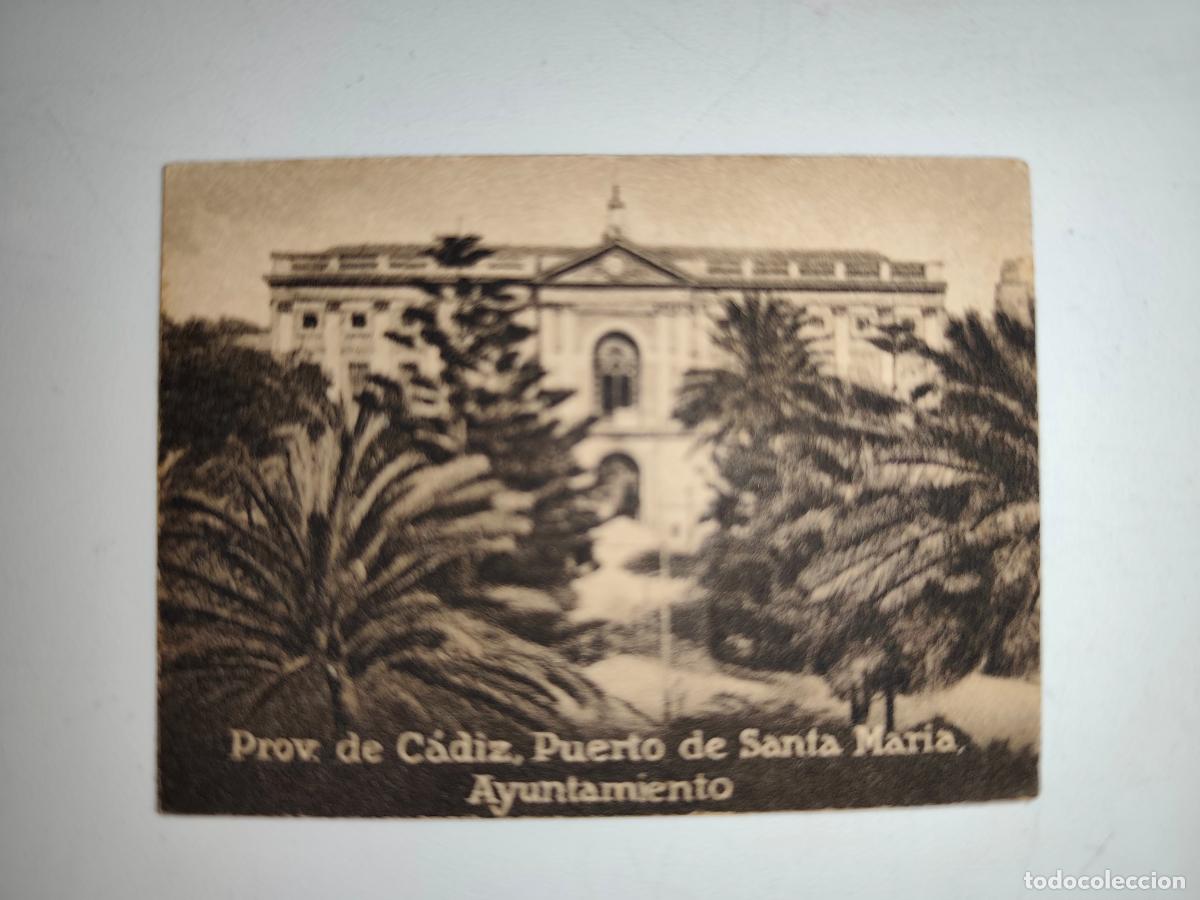 Postales: POSTAL ORIGINAL DECADA DE LOS A&Ntilde;OS 30. CADIZ, PUERTO DE SANTA MARIA, AYUNTAMIENTO. LEER DESCRIPCION