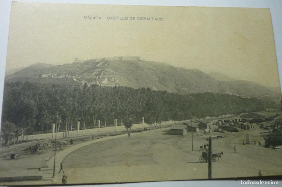 Postales: POSTAL MALAGA.-CASTILLO GIBRALFARO CM