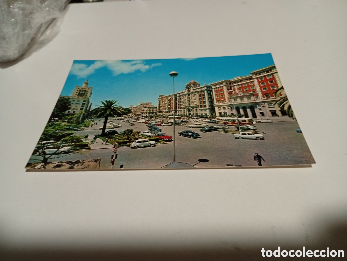 Postkarten: Postal M&aacute;laga plaza Queipo de Llano