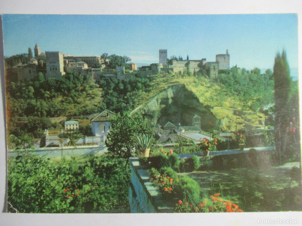 Postales: Granada - Vista general de la Alhambra - Foto 1
