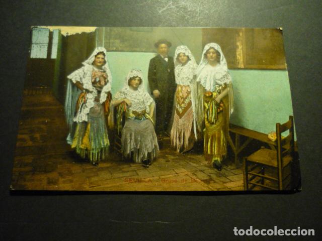 Postales: SEVILLA GRUPO DE BOLERAS - Foto 1