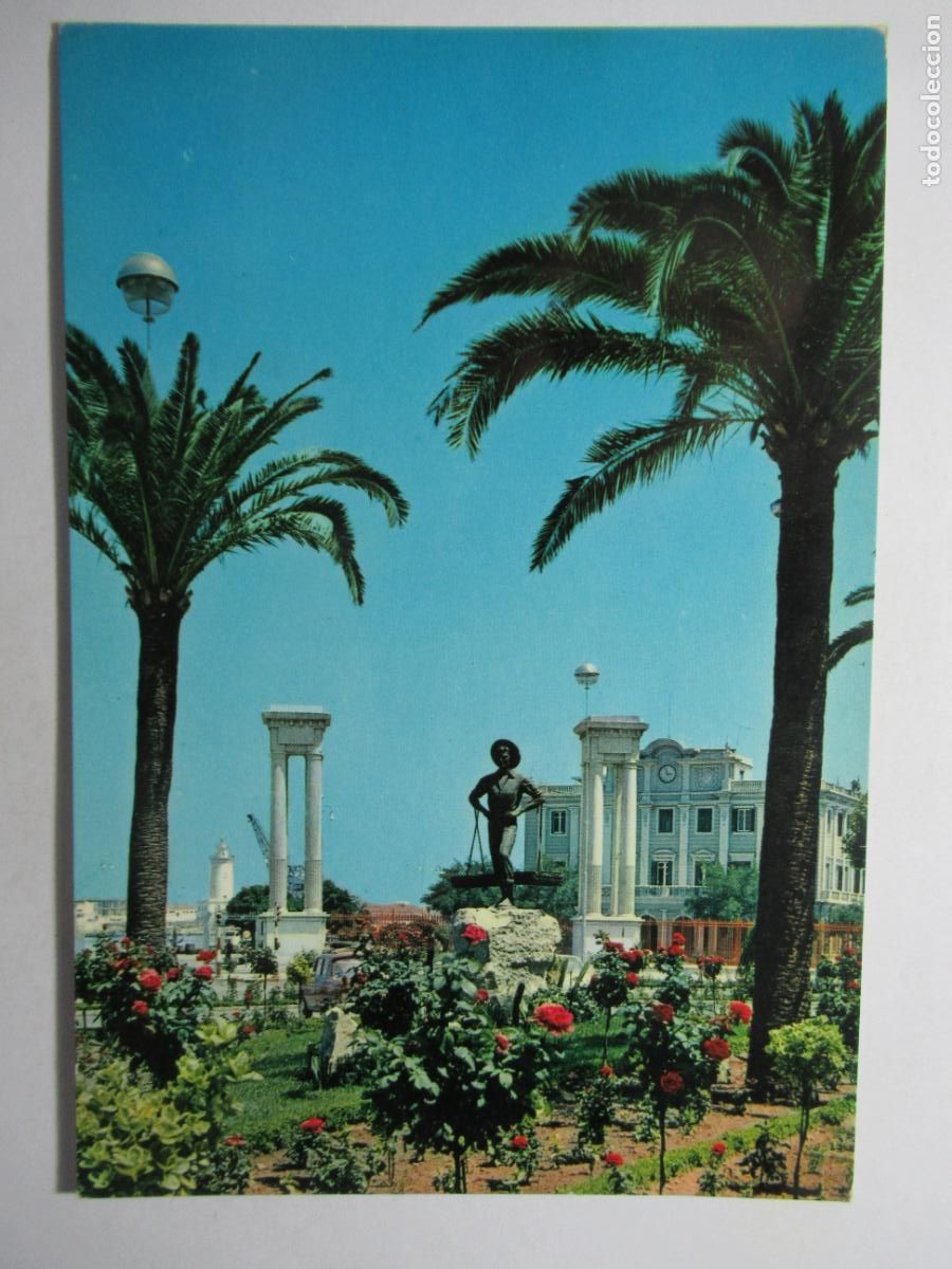 Postales: M&aacute;laga - Jardines de la Marina - Foto 1