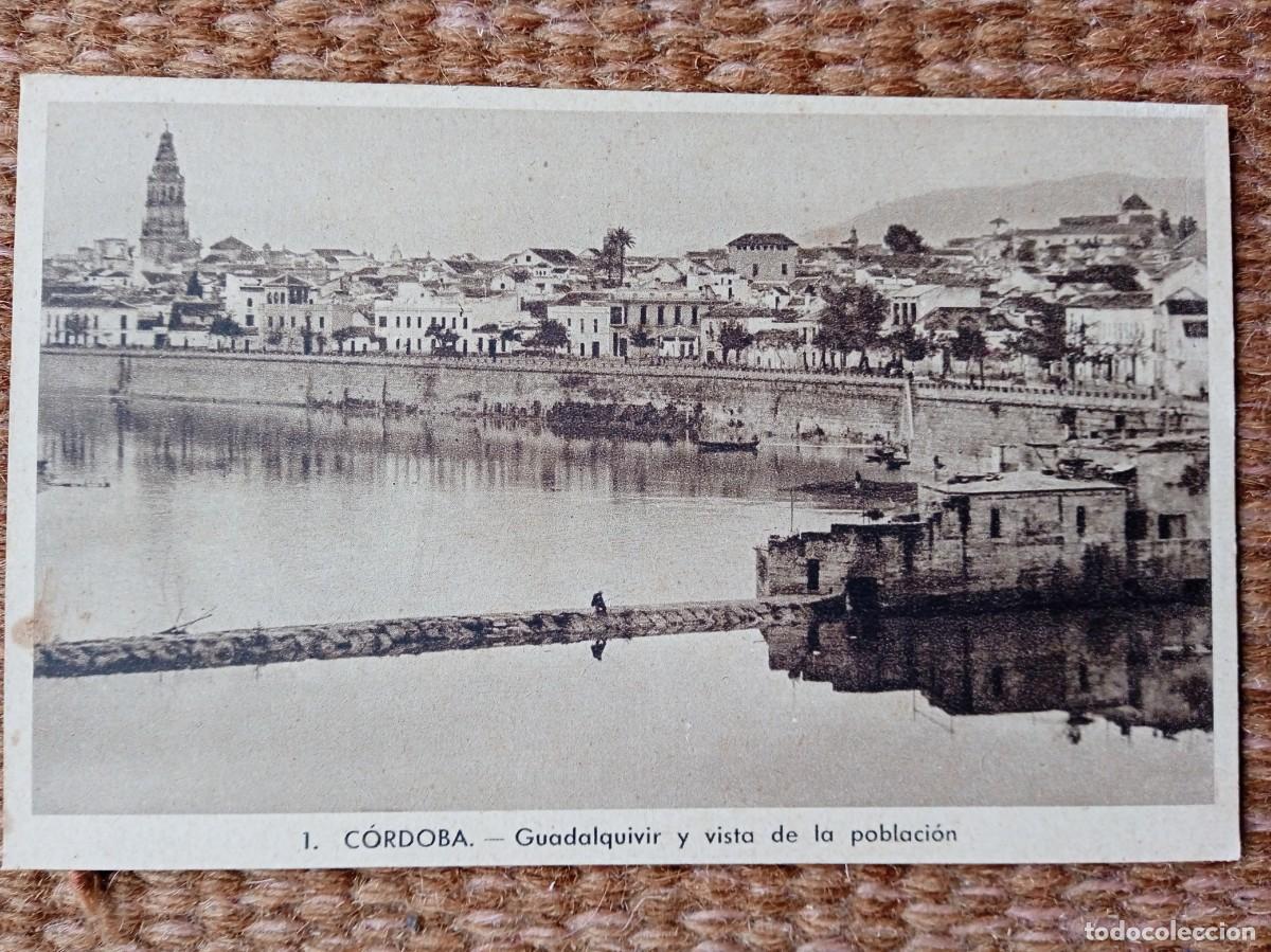 Postcards: CORDOBA - GUADALQUIVIR Y VISTA DE LA POBLACION - ED. ROISIN FOTOGRAFO