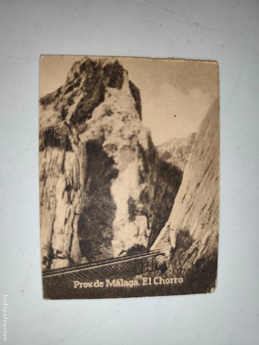 Postales: POSTAL ORIGINAL DECADA DE LOS A&Ntilde;OS 30. MALAGA, EL CHORRO. LEER