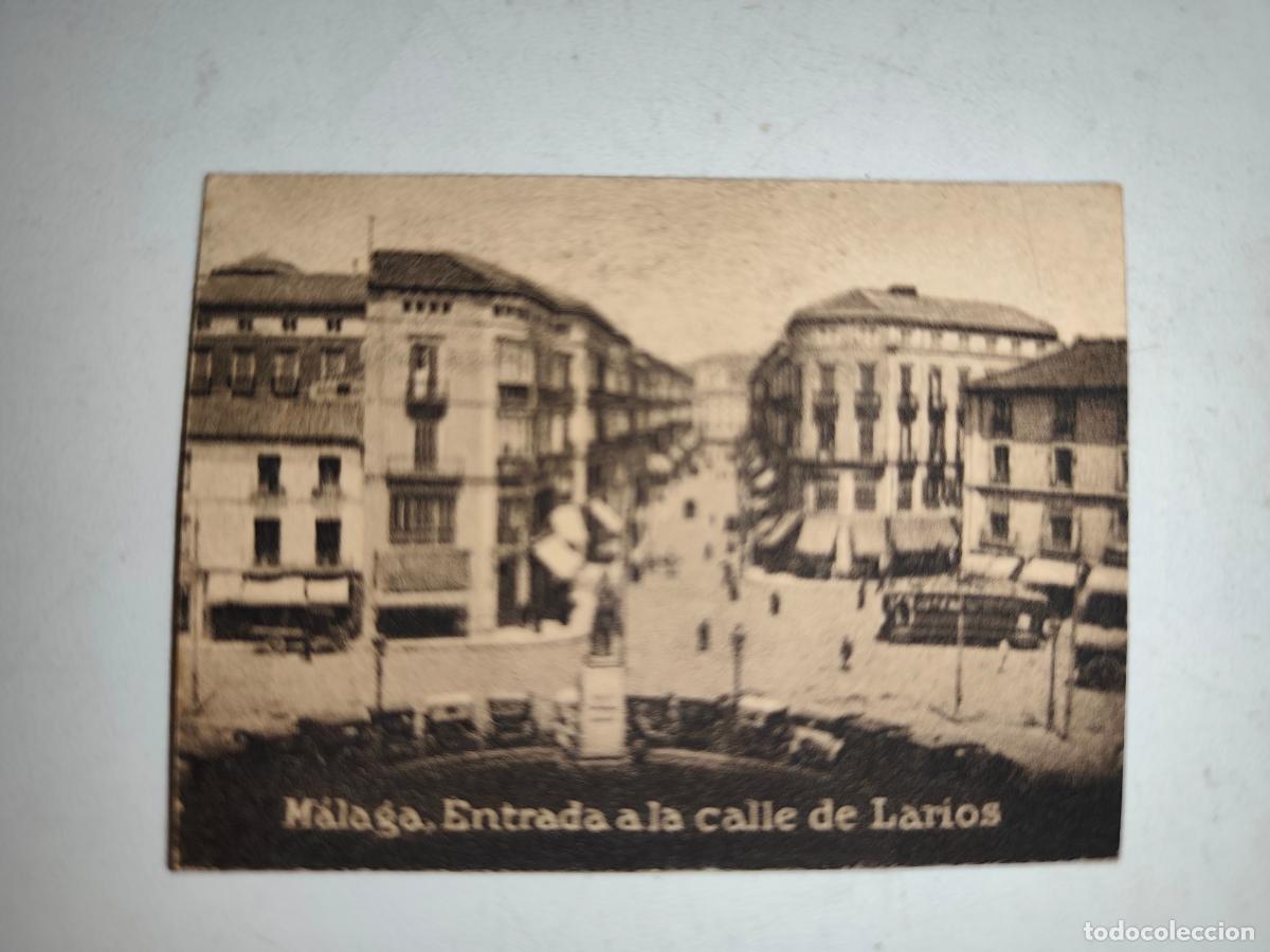 Postales: POSTAL ORIGINAL DECADA DE LOS A&Ntilde;OS 30. MALAGA, ENTRADA A LA CALLE DE LARIOS. LEER