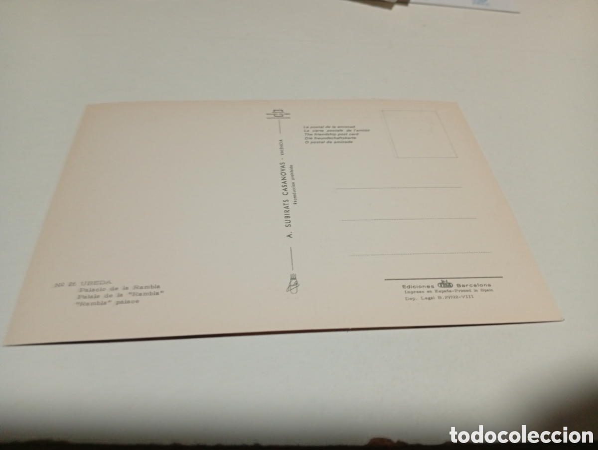 Postales: Postal &Uacute;beda Palacio de la Rambla - Foto 2