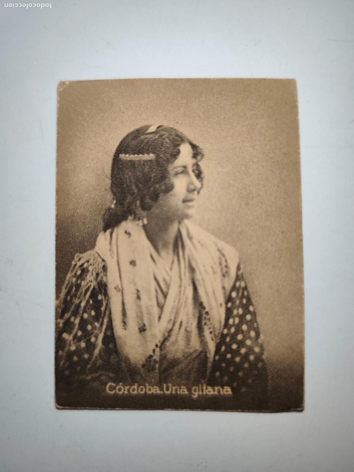 Postales: POSTAL ORIGINAL DECADA DE LOS A&Ntilde;OS 30. CORDOBA, UNA GITANA. LEER