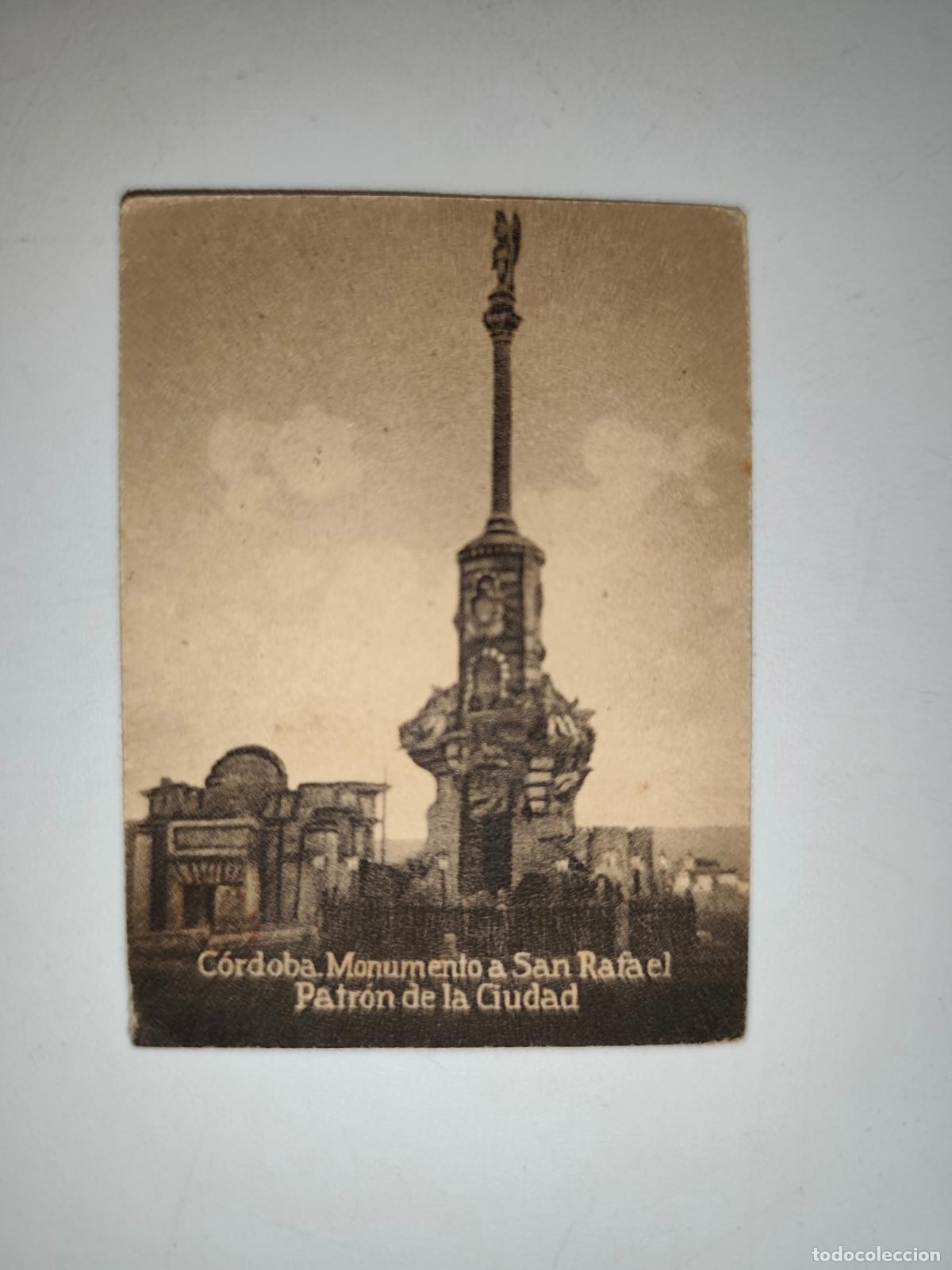 Postales: POSTAL ORIGINAL DECADA DE LOS A&Ntilde;OS 30. CORDOBA, MONUMENTO A SAN RAFAEL, PATRON DE LA CIUDAD. LEER