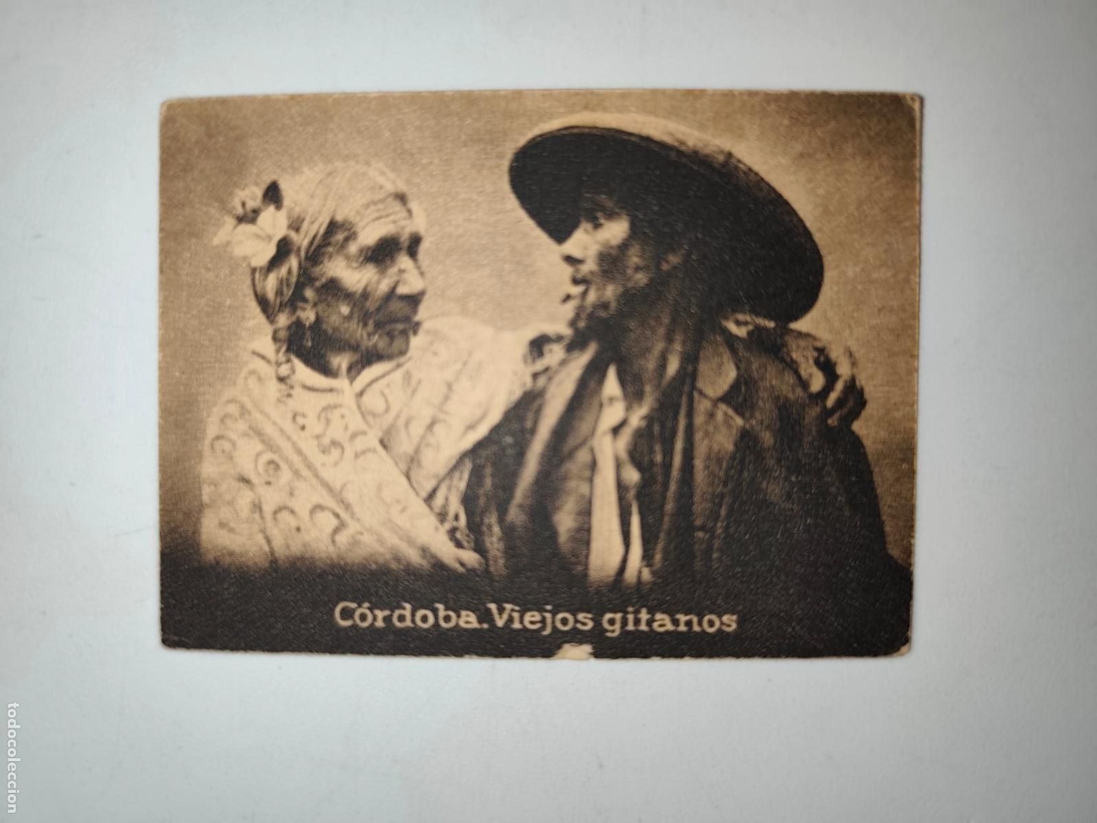 Postales: POSTAL ORIGINAL DECADA DE LOS A&Ntilde;OS 30. CORDOBA, VIEJOS GITANOS. LEER