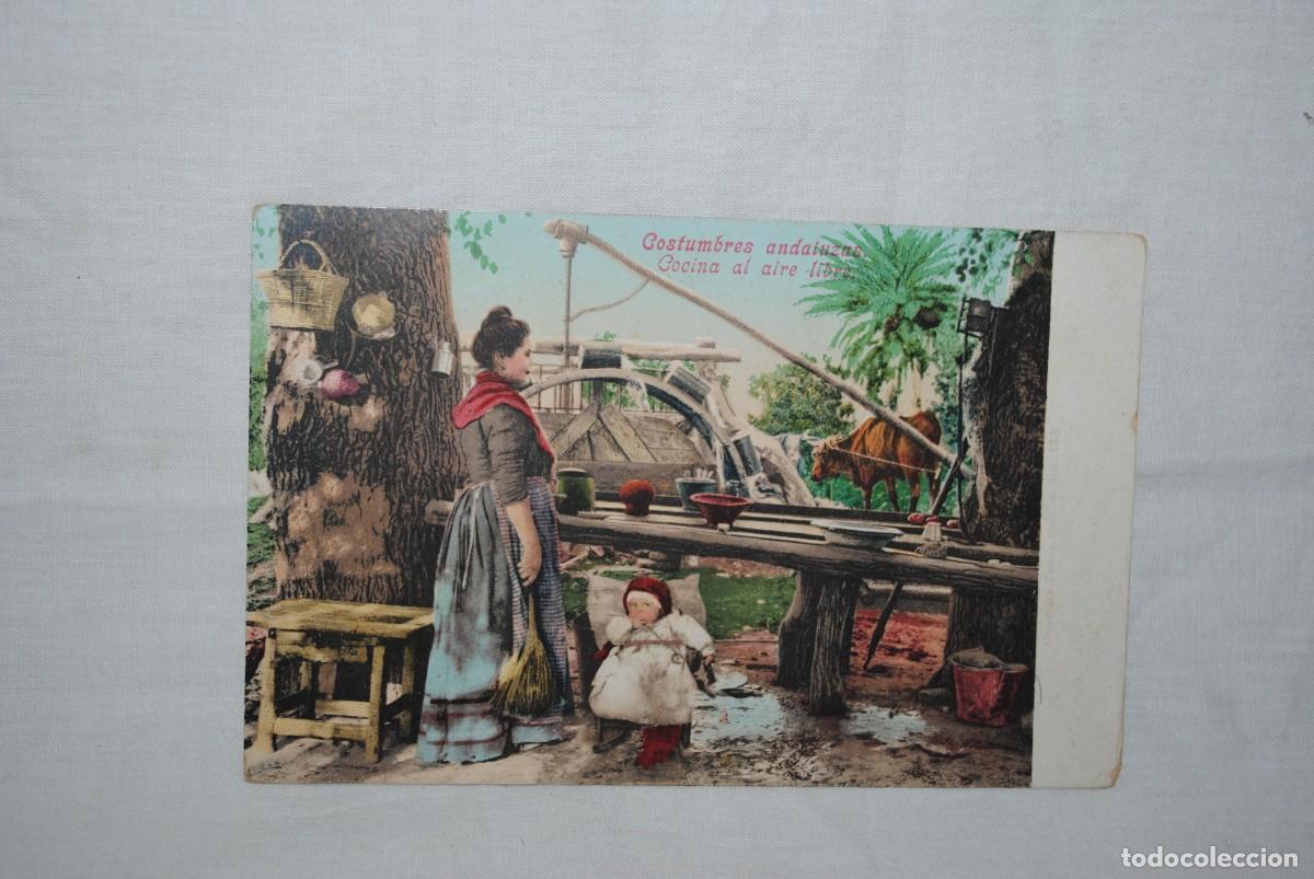 Cartoline: ANDALUCIA , COCINA AL AIRE LIBRE.