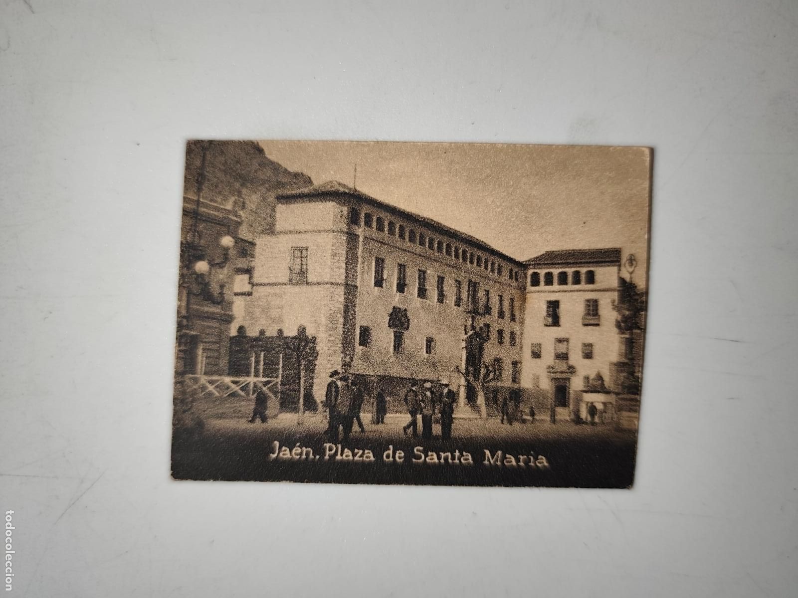 Postcards: POSTAL ORIGINAL DECADA DE LOS A&Ntilde;OS 30. JAEN, PLAZA DE SANTA MARIA. LEER DESCRIPCION
