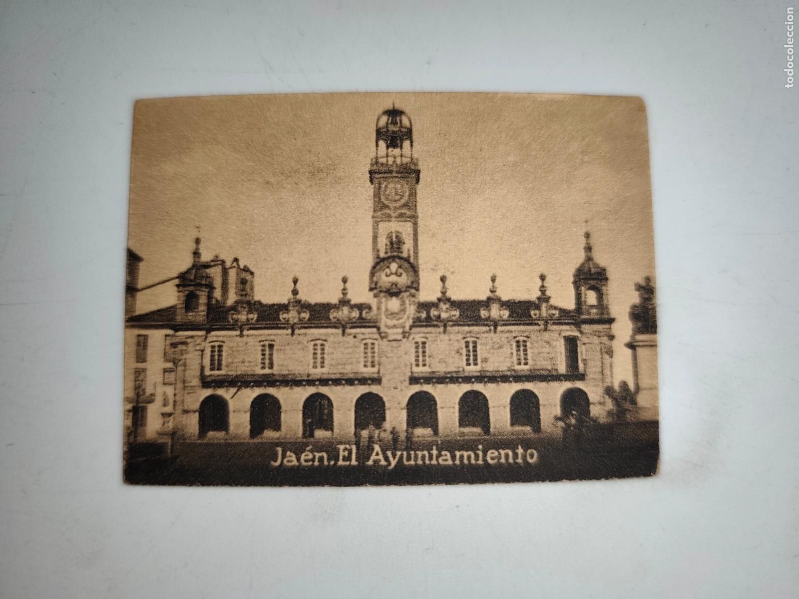 Cartoline: POSTAL ORIGINAL DECADA DE LOS A&Ntilde;OS 30. JAEN, EL AYUNTAMIENTO. LEER DESCRIPCION