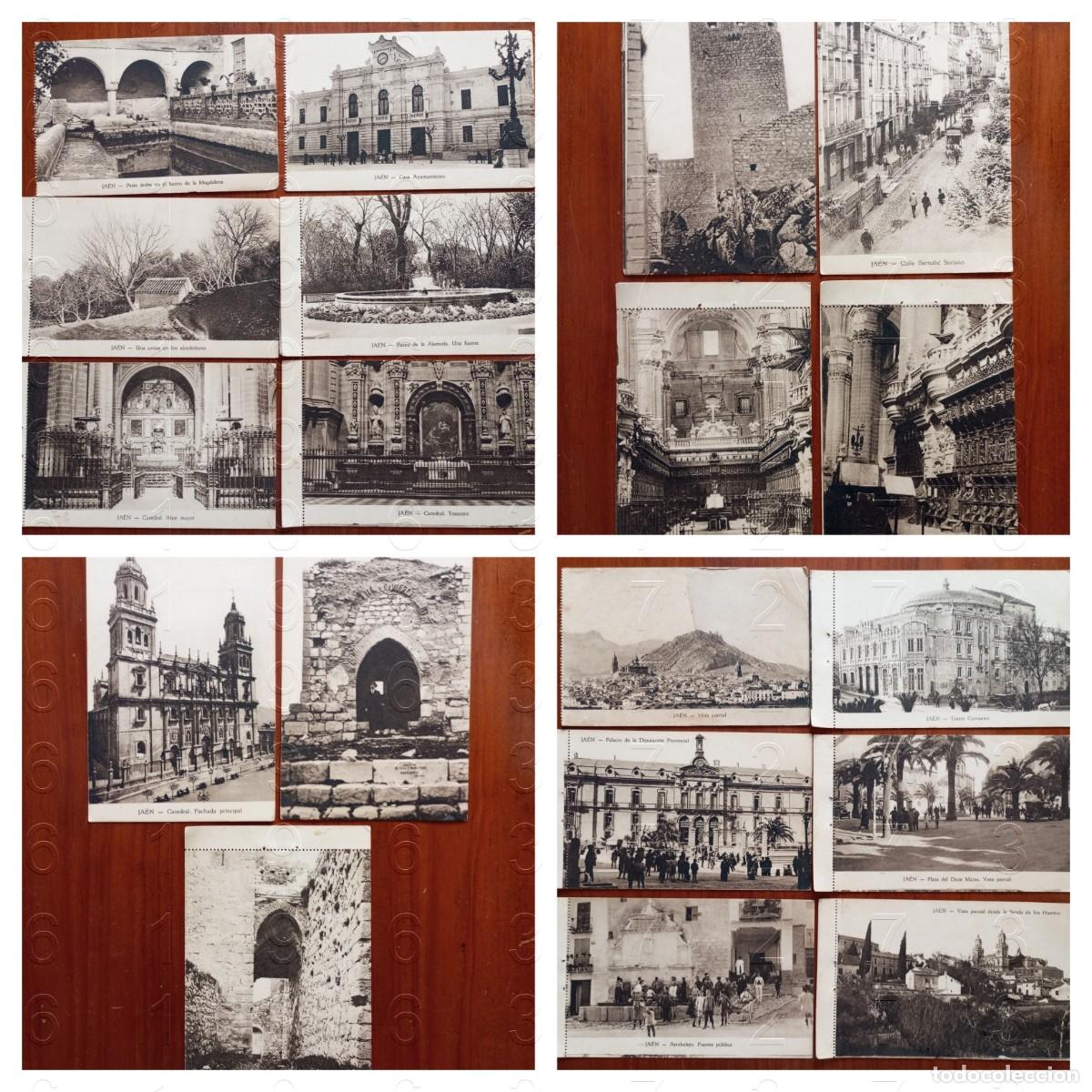 Cartoline: JAEN 19 POSTALES SIN CIRCULAR EDICION PAPELERIA ANTIGUA LAS QUE VES U27