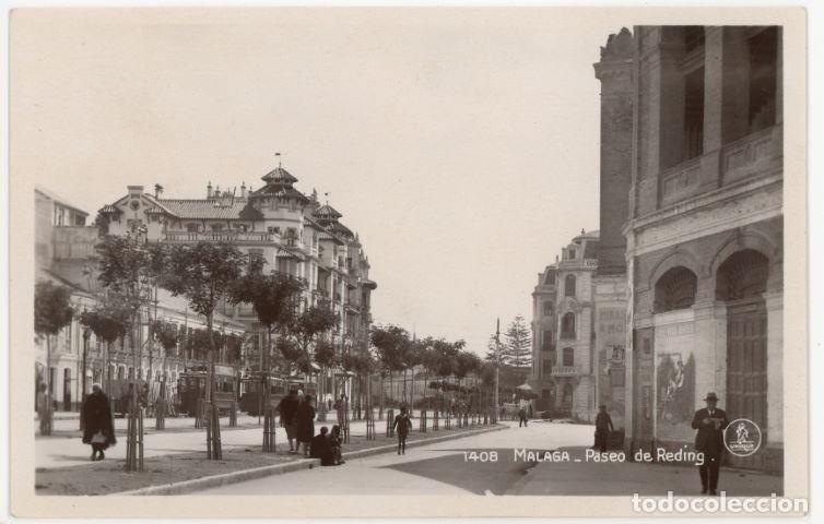 Postkarten: ea01425 malaga paseo de reding unique n&ordm;1408 fotografica sc