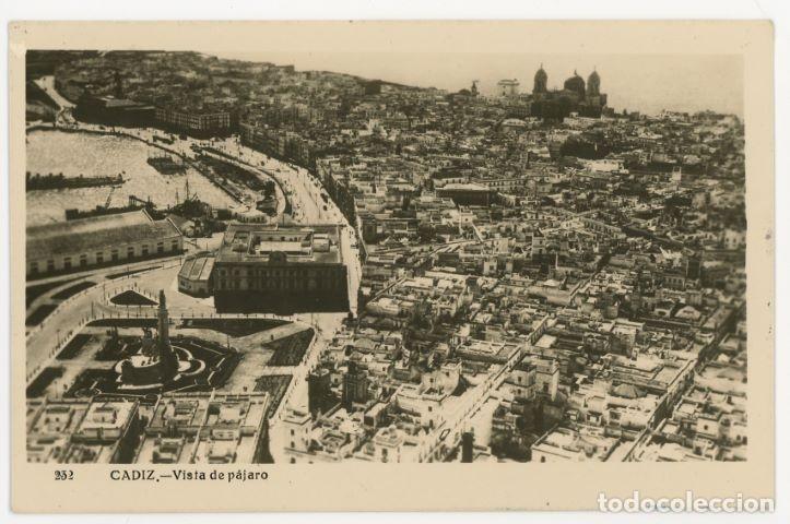 Postkarten: ea01426 Cadiz Vista De Pajaro N&ordm;232 fotografica circulada