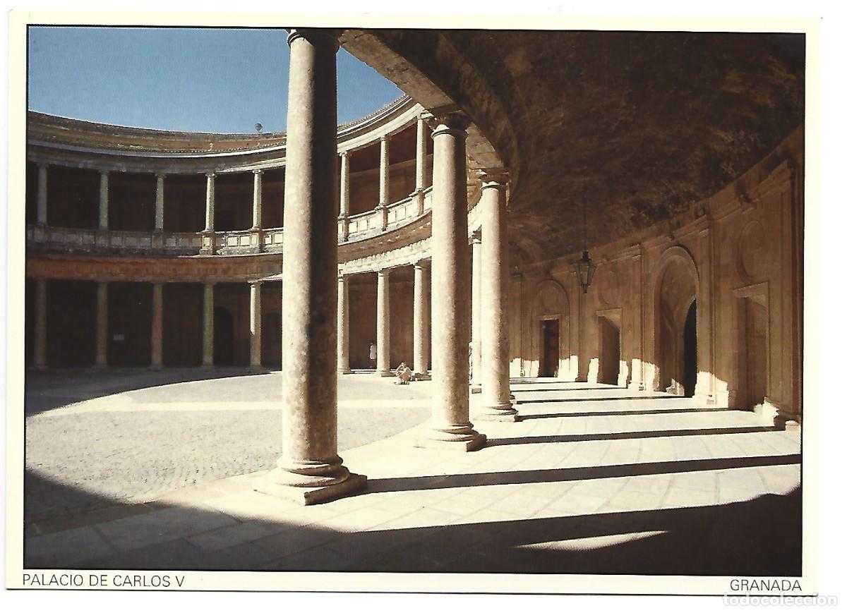 Postales: PALACIO DE CARLOS V.- GRANADA - Foto 1