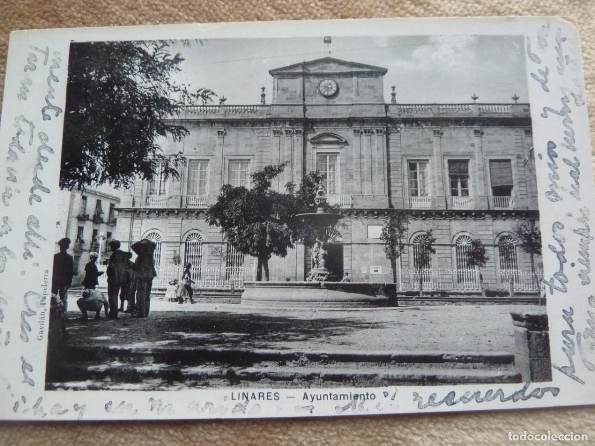 Postkarten: LINARES. AYUNTAMIENTO PAP.GAVILAN 1915