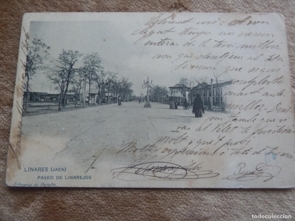 Postkarten: LINARES. PASEO DE LINAREJOS LIBR. PUJALTE 1906