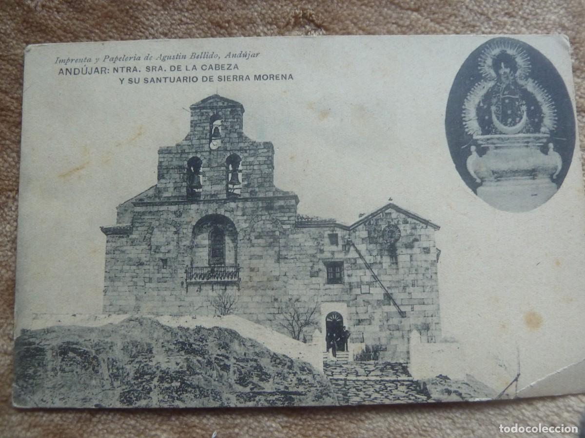 Cartoline: ANDUJAR NTRA SE&Ntilde;ORA DE LA CABEZA Y SANTUARIO IMP.A.BELLIDO