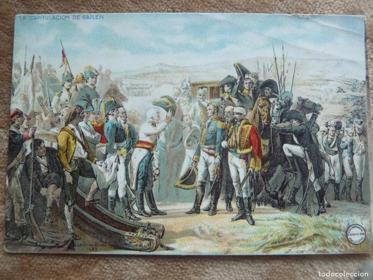 Cartoline: LA CAPITULACION DE BAILEN LIT. R.MADRIGUERA