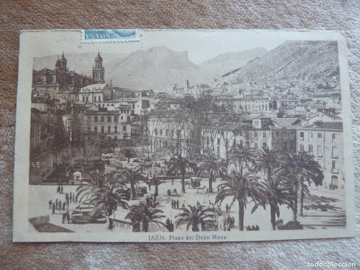 Postkarten: JAEN. PLAZA DEL DEAN MAZA 1954